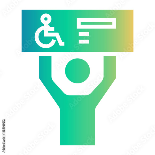 volunteer Gradient icon