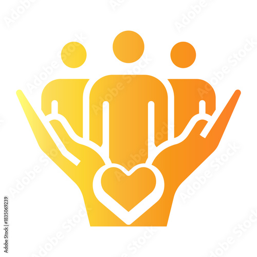 volunteer Gradient icon