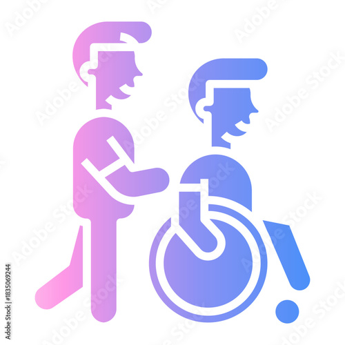 volunteer Gradient icon