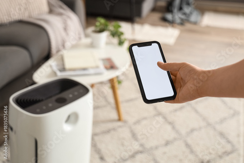 Person controlling smart ai...