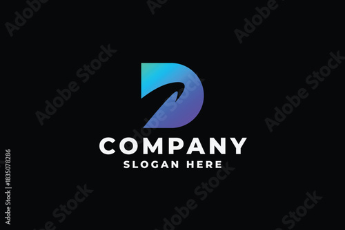 Vision and Ambition Letter D Logo
