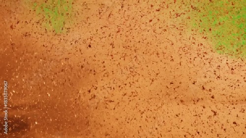 Animated dust and sand effect for photographer, green screen background footage