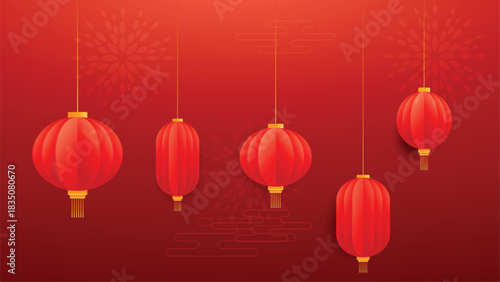 chinese new year lantern decoration