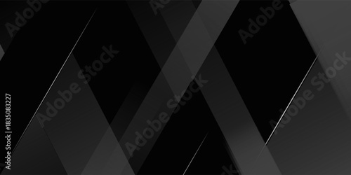 black abstract background with overlapping stripes. great for banner, website, poster, presentation, brochure, cover.