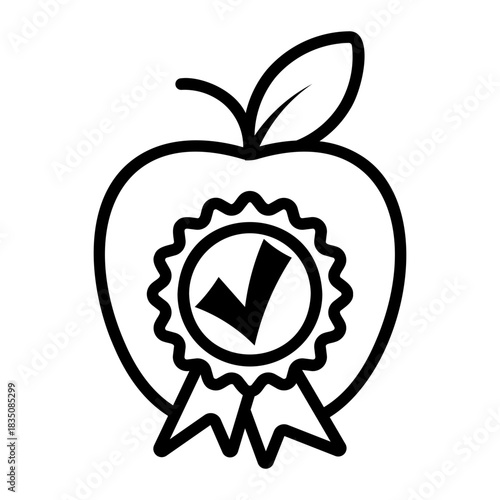 quality control Line Icon