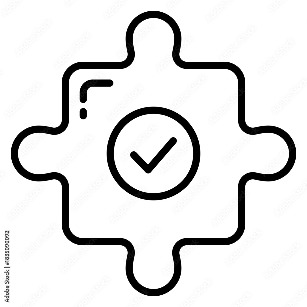 Obraz premium Puzzle icon