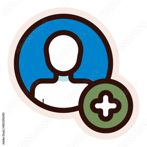 add friend icon sticker