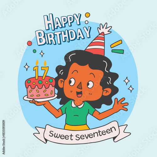 Celebrating Sweet Seventeen with Joy and Laughter