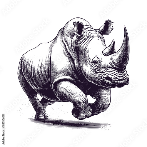 running rhino