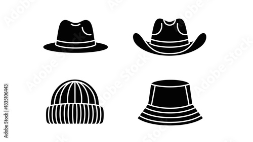 set of hats