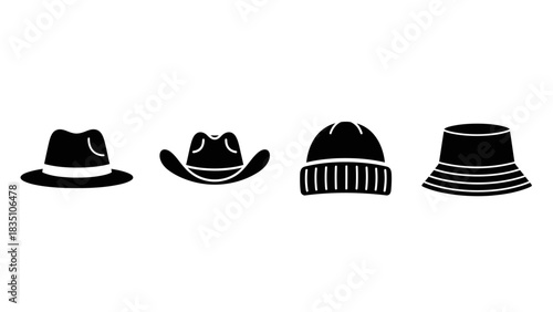 set of hats