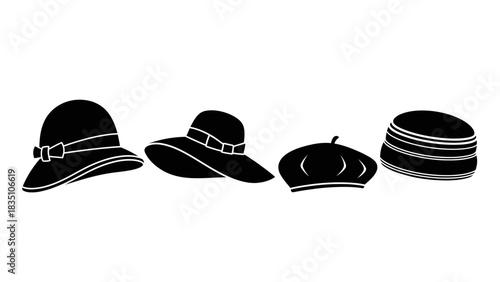 set of hats
