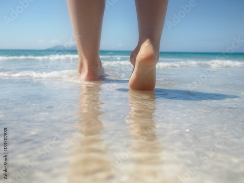 避暑地のビーチ