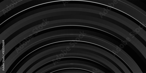 black abstract background with overlapping stripes. great for banner, website, poster, presentation, brochure, cover.