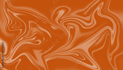 Warm earth-toned abstract swirl pattern. Simple dark orange glossy texture.