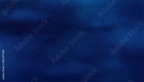 Solid, seamless abstract background in deep, midnight blue tones. High-contrast shadow and light creating a dense, underwater aesthetic.