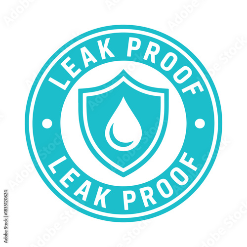 Leak proof vector emblem for packaging of liquid products
