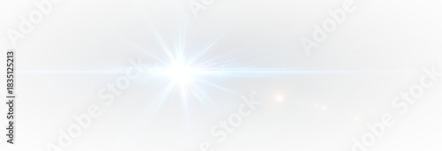 Star glow flash blue beam light cosmic radiant burst shine energy magic.  © Igor