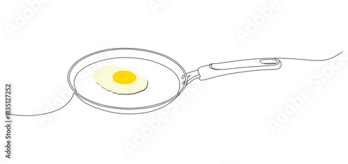 continuous line vector design of eggs on Teflon eps 4