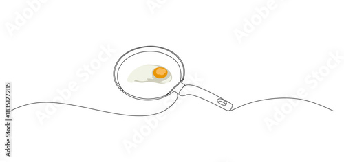 continuous line vector design of eggs on Teflon eps 3