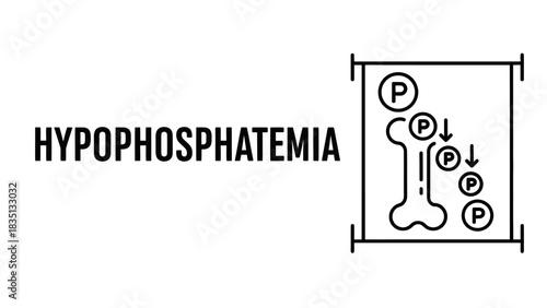 Hypophosphatemia (Phosphate Deficiency) Medical Condition Icon