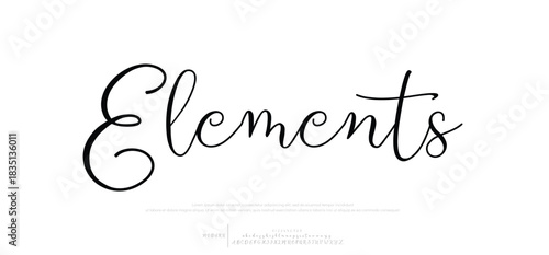 Abstract Fashion font alphabet. Minimal modern urban fonts for logo, brand etc.