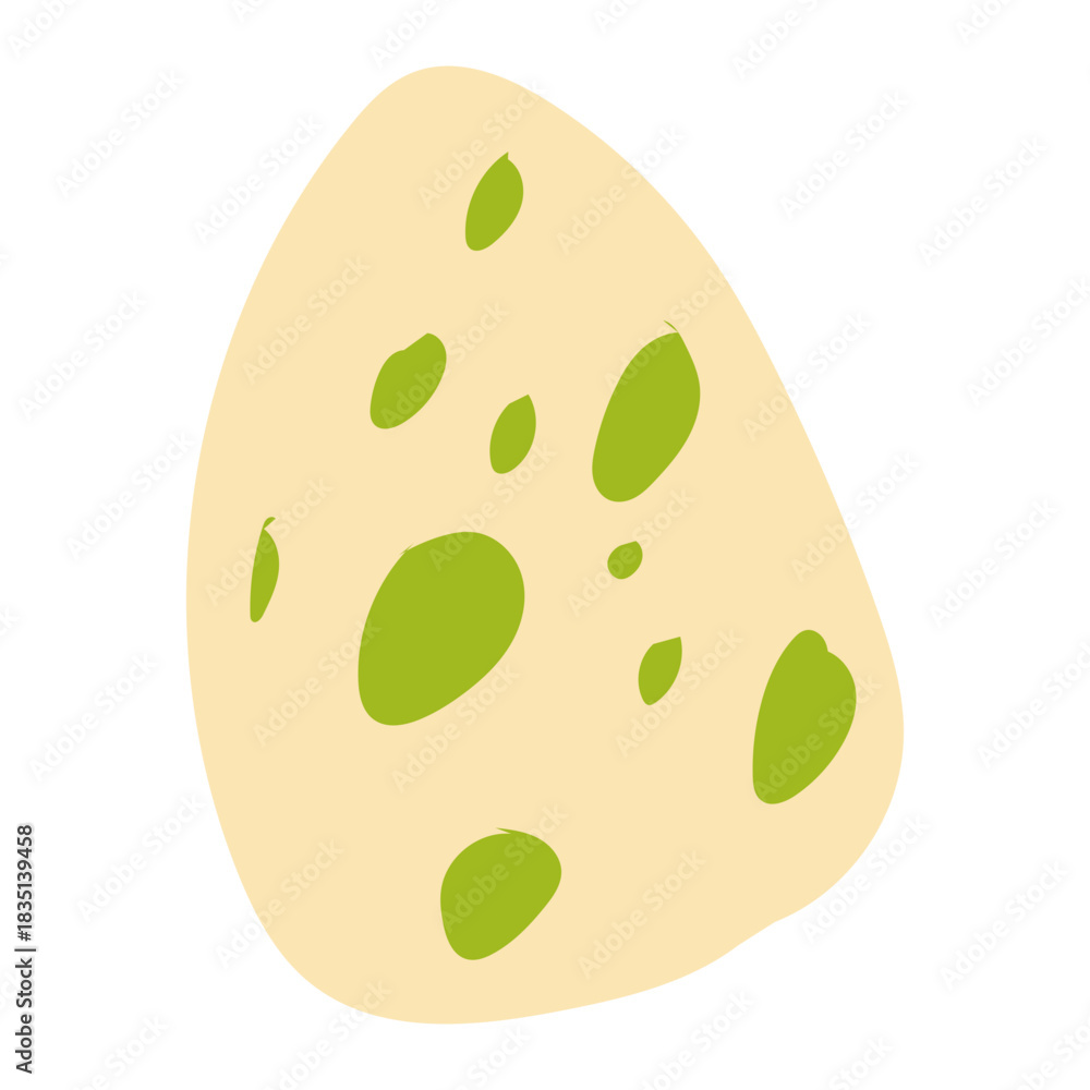 Fototapeta premium Illustration of Spotted Egg