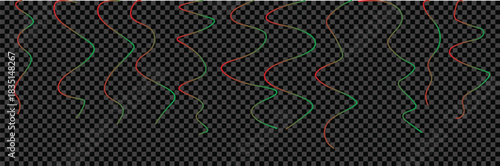 Abstract geometric pattern with vibrant color accents and clean lines