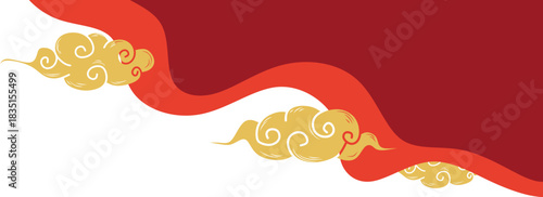 Chinese New Year Corner with Cloud