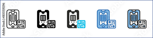 E Ticket Single Icon Multistyle
