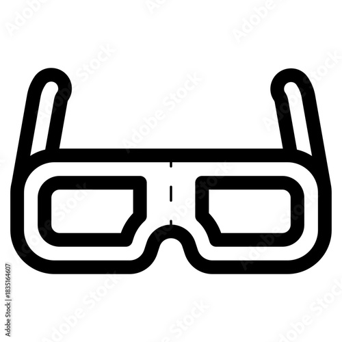 3D glasses icon