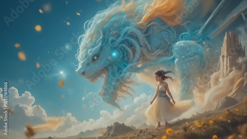 the mermaid in the sea