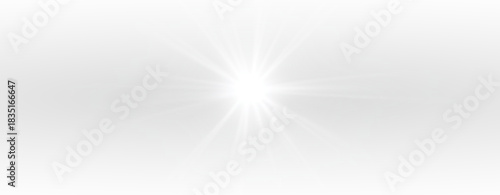 Bright radiant flash star glow beam light forming luminous cosmic burst.
