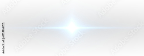 Fotografie Glow star beam light bright flash blue cosmic burst shine radiant