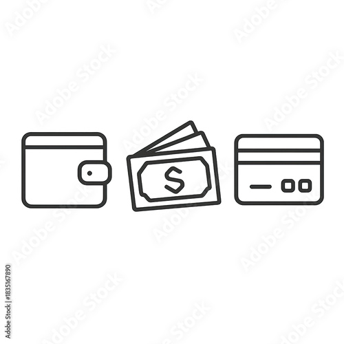 credit card icon vector illustration for business and web design usage