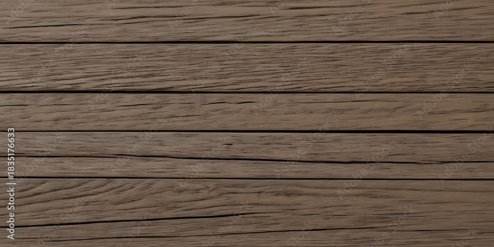 Fototapeta premium Wood Texture Background, Brown Wooden Planks Pattern, Natural Surface with Realistic Grains for Design and Decoration
