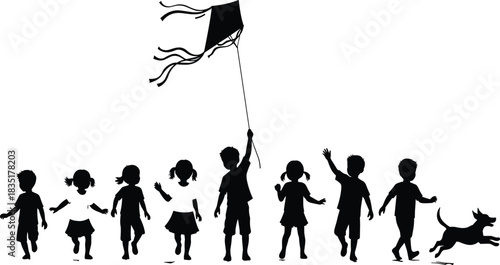 Black Silhouette Profile Set of Diverse Men and Women Heads with Variety of Hairstyles, Illustrating Multi-Ethnic Identity, Professionalism, and Beauty Avatars