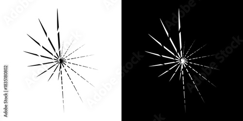 	
Dynamic abstract spiral sound wave rhythm lines. Circular spiral sound wave rhythm of lines. Circular futuristic abstract lines, black and white background.	
