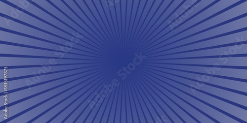 Royal Blue Radial Burst Background with Fading Concentric Lines and Depth Effect for Professional and Sophisticated Visuals