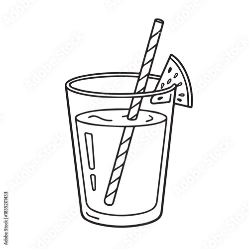 glass of cola illustration coloring pages coloring book 