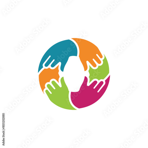 collaboration unity hands diverse hands joining in a circle symbolizing teamwork and cooperation fostering global partnership and community support initiatives