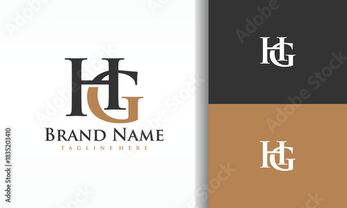 monogram letter HG classic logo