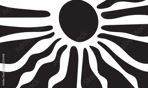 Sun abstract sunrays vector.   sun rays, sun light  icon. vector illustration. EPS 10/AI