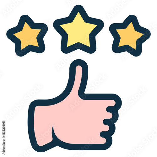 rating stars icon