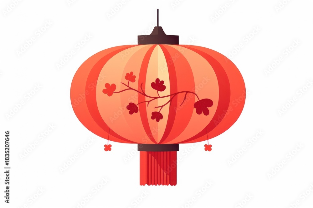 Obraz premium Chinese lantern anthropomorphic jack-o'-lantern celebration.