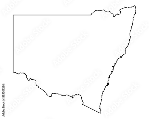 Karte von New South Wales