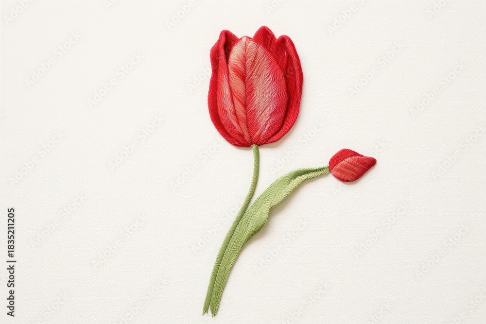 Fototapeta premium Tulip flower petal plant.