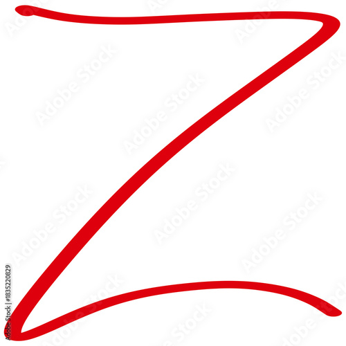 Handwritten red alphabet with clean strokes bold marker style Free Download Handwritten red alphabet with clean strokes bold marker style - GFXLoad