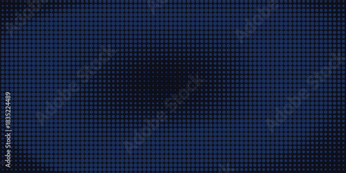 Dot white blue wave light screen gradient texture background. Abstract technology big data digital background.