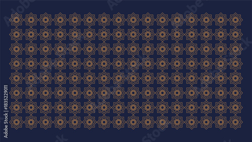 Arabic pattern background illustration
